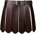 Medieval Roman Gladiator Tassel Skirt – PU Leather Warrior Waist Armor for LARP, Halloween & Cosplay