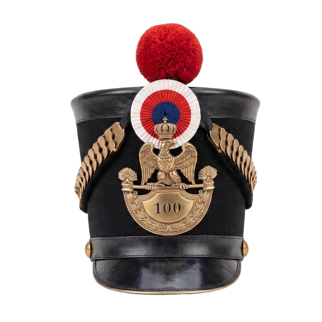 Handmade Napoleonic Shako Hat front view