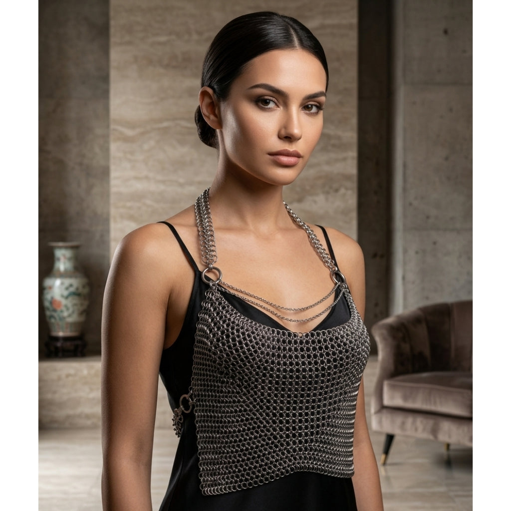 chainmail halter,